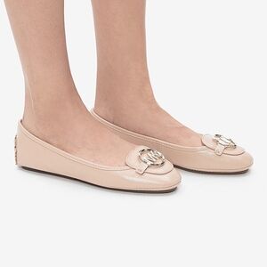 MICHAEL KORS Lillie Cream Color Mocassin Ballet Flats